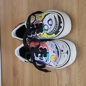 Kids toddler nightmare before christmas vans size 11